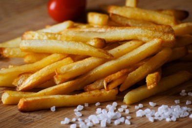 French fries, hot and fresh, with lots of salt.... never gets old.